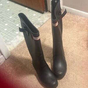 Hunter Women's Classic Black Tall Rain Boots